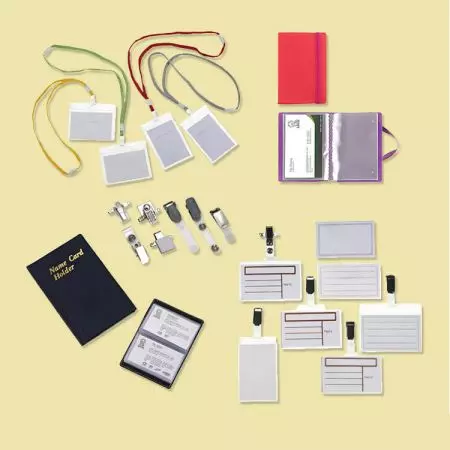 ID Badge Holders & Accessories - Name card holder and name badges.